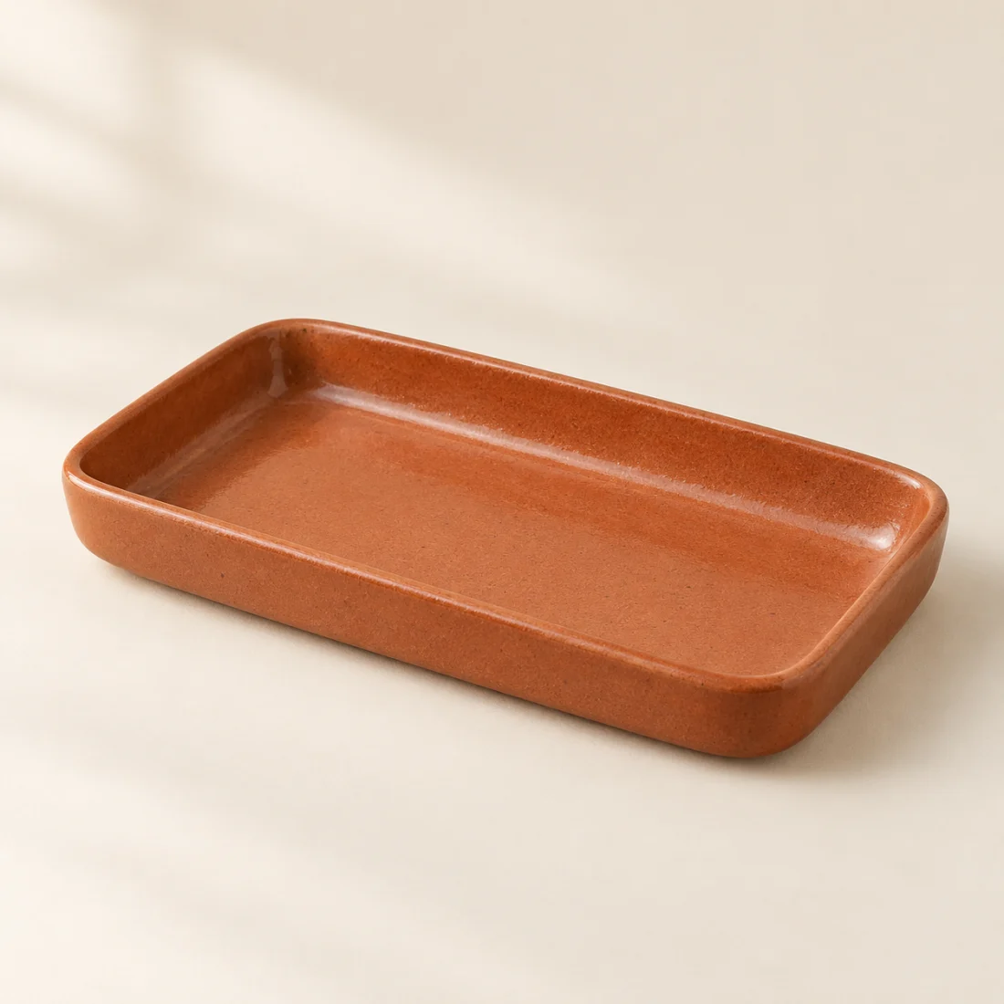 Stoneware key tray